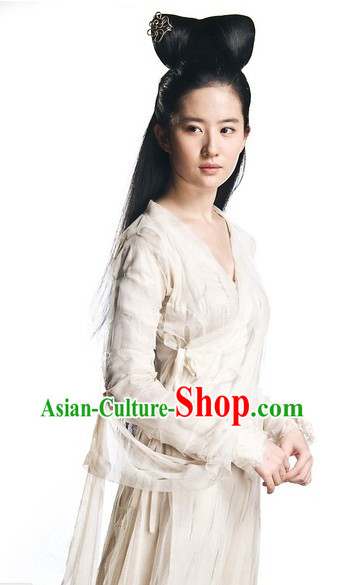 Sien Nui Yau Wan Nie Xiaoqian Costumes and Wig