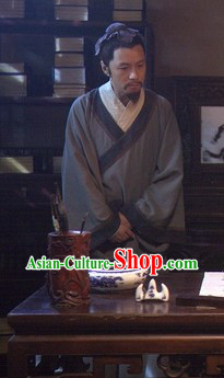 Ancient Chinese Civilian Costumes and Headwear for Men