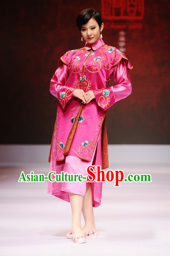 Pink Chinese Nobel Lady Costumes