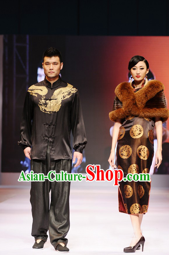 Chinese Style Luxury Couple Fashion Clothing