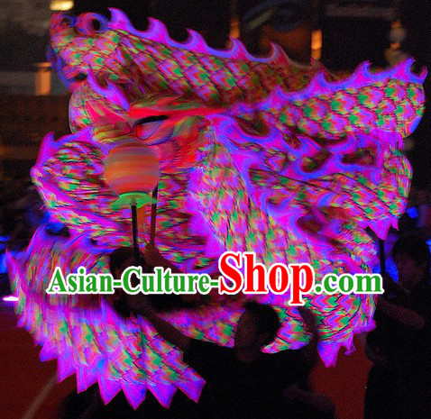 Illuminated Dragon Dance Costumes Complete Set for 7-8 People