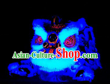 Luminous Hoksan Lion Dance Head and Tail Pants Costume Complete Set