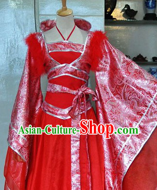 Chinese Classic Red Wedding Robe for Brides