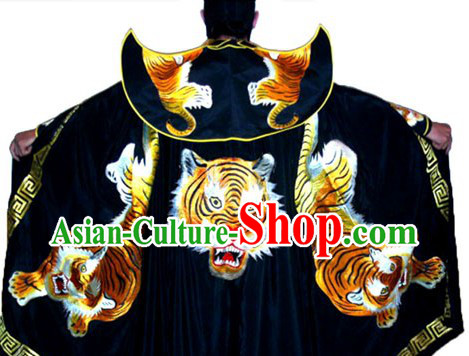 Chinese Embroidered Tiger Cape