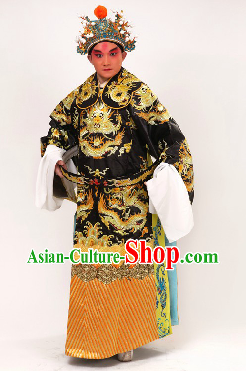 Traditional Chinese Opera Lao Sheng Dragon Robe for Men