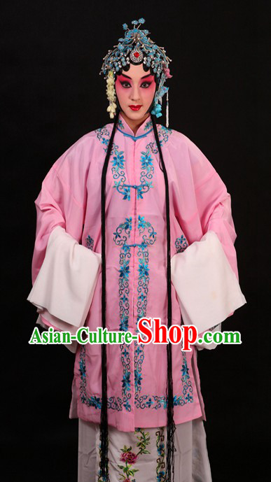 Pink Chinese Opera Qing Yi Dan Costumes for Women