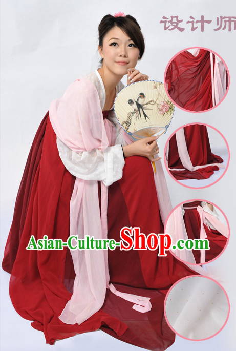 Ancient Chinese Tang Dynasty Guzhuang Clothing for Women