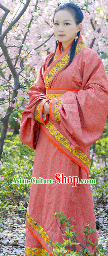 Ancient Chinese Red Wedding Dresses for Women
