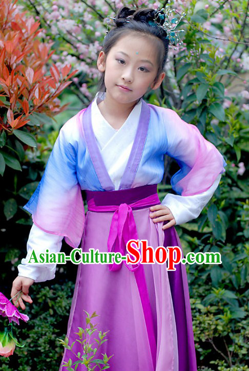 Ancient Chinese Tang Dynasty Clothing for Kids