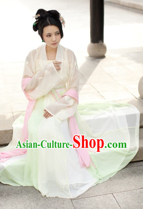 Traditional Chinese Tang Dynasty Spring Clothing for Women