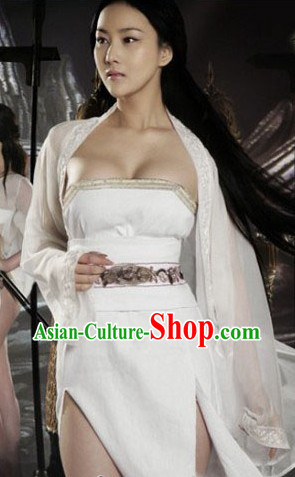Ancient Chinese White Costumes for Women