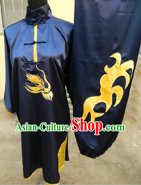 Traditional Chinese Long Fist Kung Fu Stage Performance Uniforms