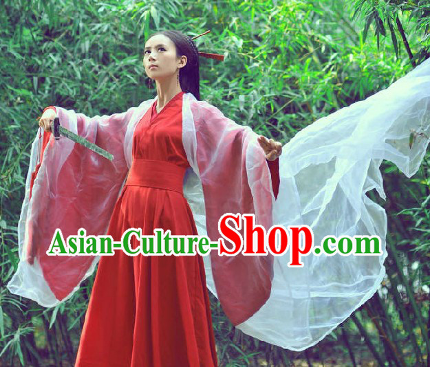 Ancient Chinese Female Swordsman Costumes for Women