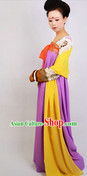 Ancient Chinese Tang Dynasty Skirt Complete Set for Women