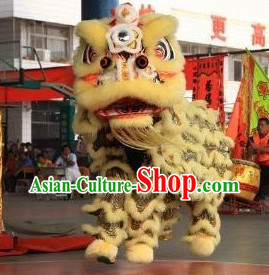 Traditional Chinese New Year Lion Dance Costume Complete Set