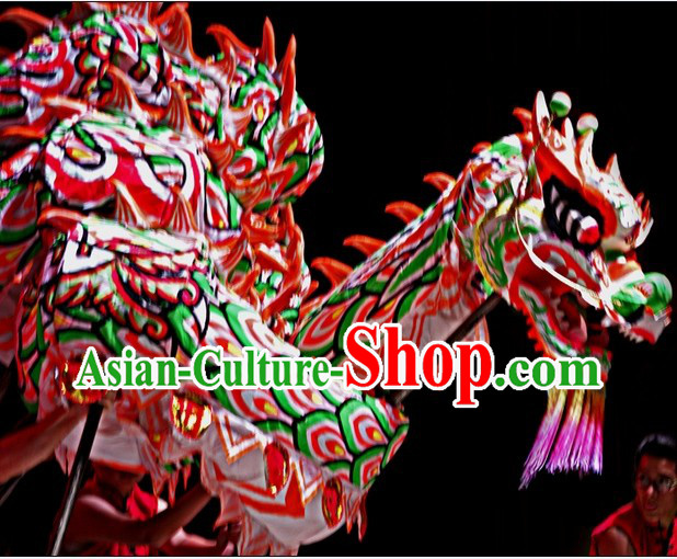 Chinese Southern Style Fluorescent Dragon Dancing Costumes