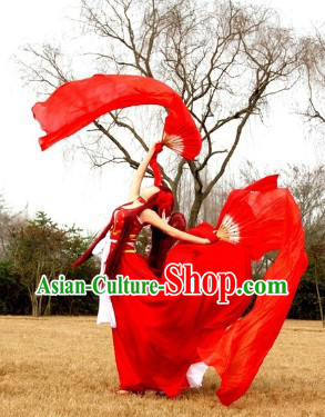 Ancient Chinese Red Cosplay Costumes Wig and Hair Accessories