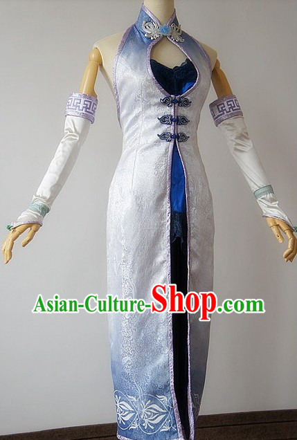 Ancient Chinese Three Kingdoms Cosplay Clothing Complete Set