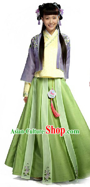 China Ming Dynasty Yu Qilin Perfect Couple Clothing for Women