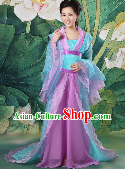 Ancient Chinese Tang Dynasty Girl Clothing Complete Set