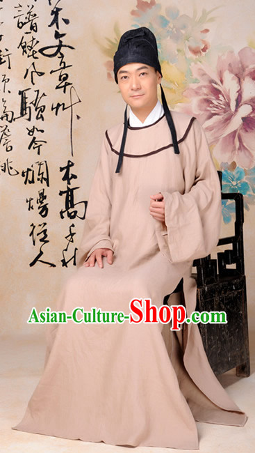 Ancient Chinese Tang Dynasty Long Robe for Men
