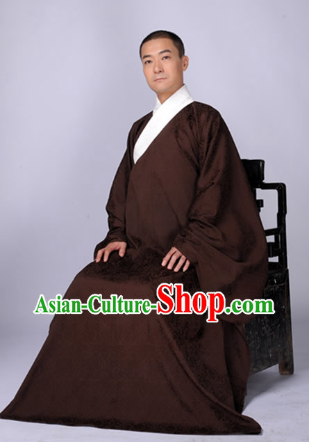 Traditional Chinese Cotton Robe for Men