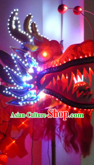 Luminous LED Lamps Dragon Dance Costumes Props for 19-20 People