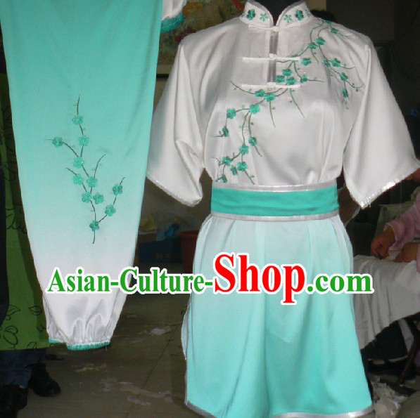 Long Stick Wushu Champioinship Silk Uniforms