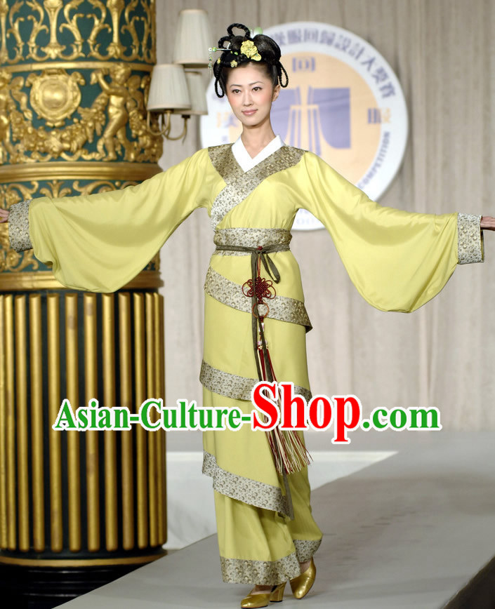 Ancient Chinese Han Fu Clothing Complete Set for Women