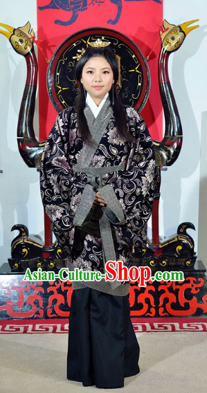 Traditional Ancient Chinese Han Dynasty Clothing Attire Robe
