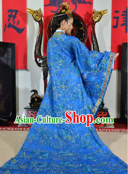 Traditional Ancient Chinese Tang Dynasty Wedding Outfit for Brides
