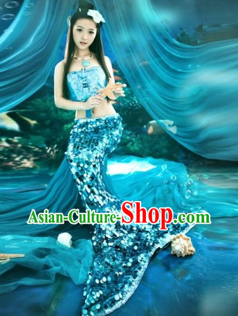 Traditional Chinese Mermaid Costume for Women
