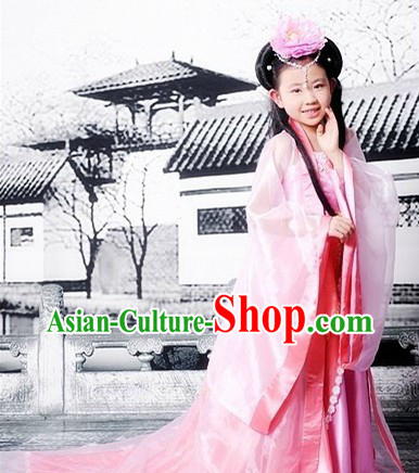 Ancient Chinese Tang Dynasty Princess Costumes and Headpieces