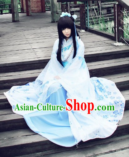 Ancient Chinese Cosplay Costumes and Headpieces