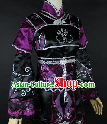 Ancient Chinese Purple LOLI COS COSPLAY Costumes for Women