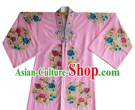 Traditional Chinese Opera Round Flower Embroidery Suit
