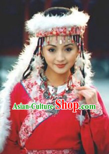 The Return of The Pearl Princess Han Xiang Xiang Fei Costumes and Hat Complete Set