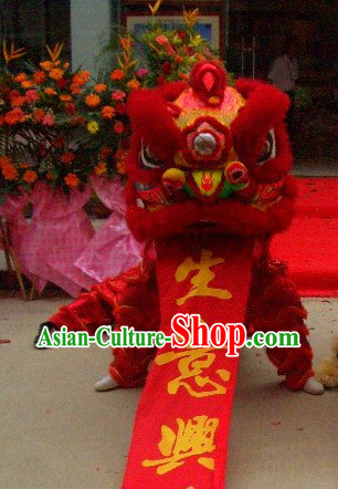Professional Competition and Performance Lion Dance Costumes Complete Set