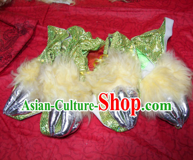 Two Pairs of Lion Dance Claws for Professional Competitoin and Performance