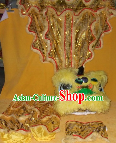 One Person Chinese New Year Parade Children Size Lion Dance Costumes for Children