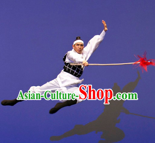 Chinese Stage Performance Warrior Dance Costumes for Men