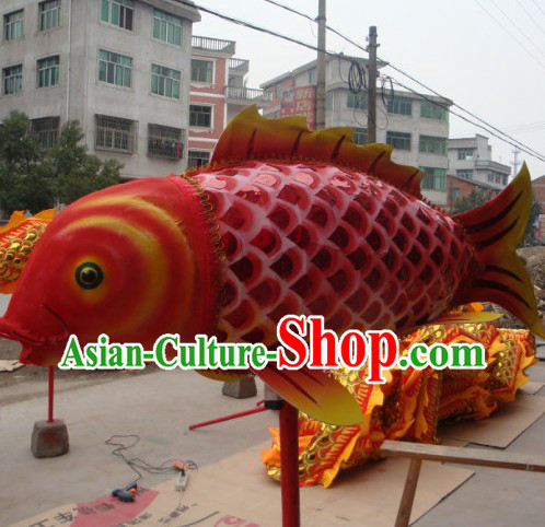 Traditional Chinese Lunar New Year Parade Fish Dance Prop