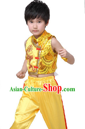Traditional Chinese Dragon Dancer Suit for Kids