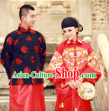 Traditional Brides and Bridegroom Wedding Dresses