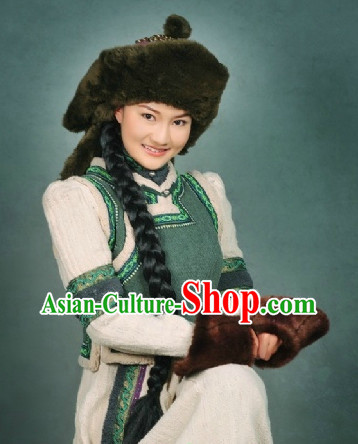 Mongolian Princess Jacket Clothes and Hat Complete Set