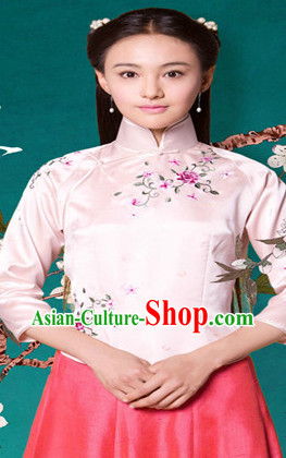 China Minguo Lady Blouse and Skirt