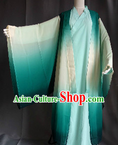 Traditional Green Han Fu Dresses for Men