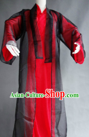 Black and Red Classical Dancing Costumes for Men