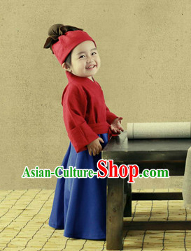 Ancient Chinese Hanfu Clothes for Kids