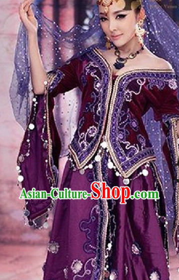 Xinjiang Dance Recital Costumes for Competition